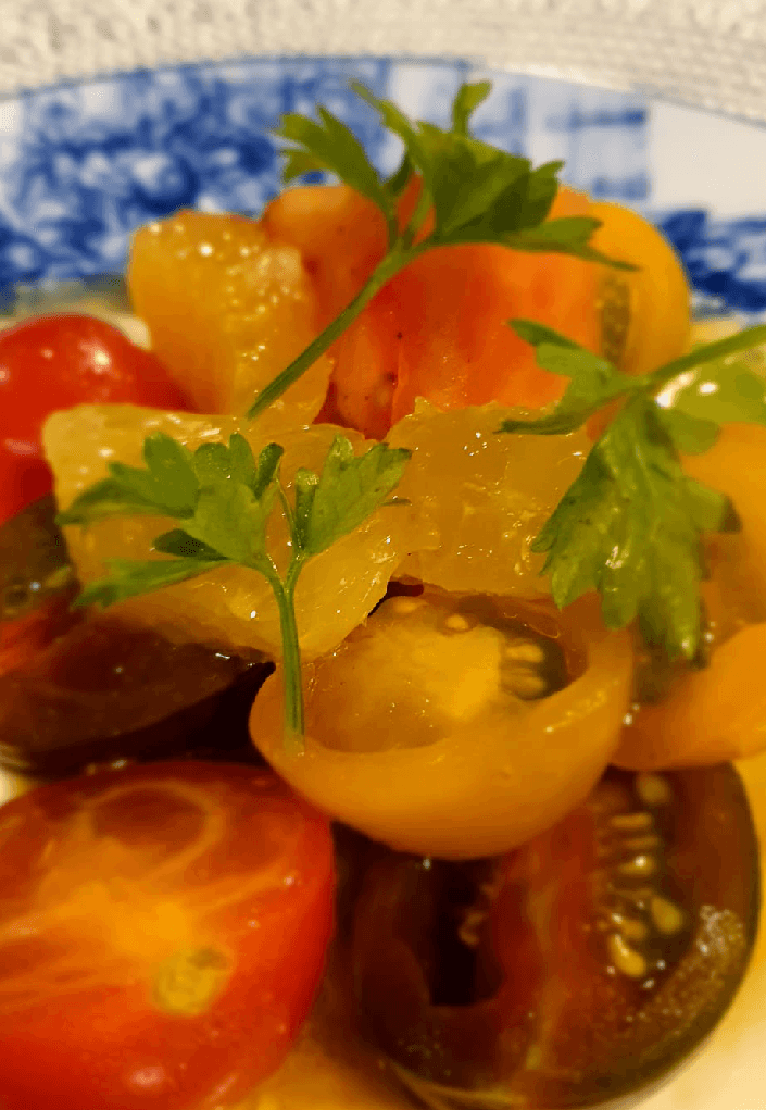 Ensaladas en Casa Selvaggio