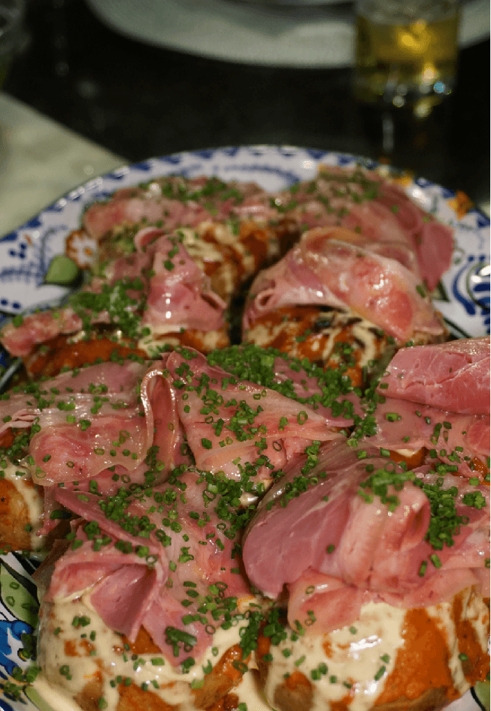 Platos en Casa Selvaggio